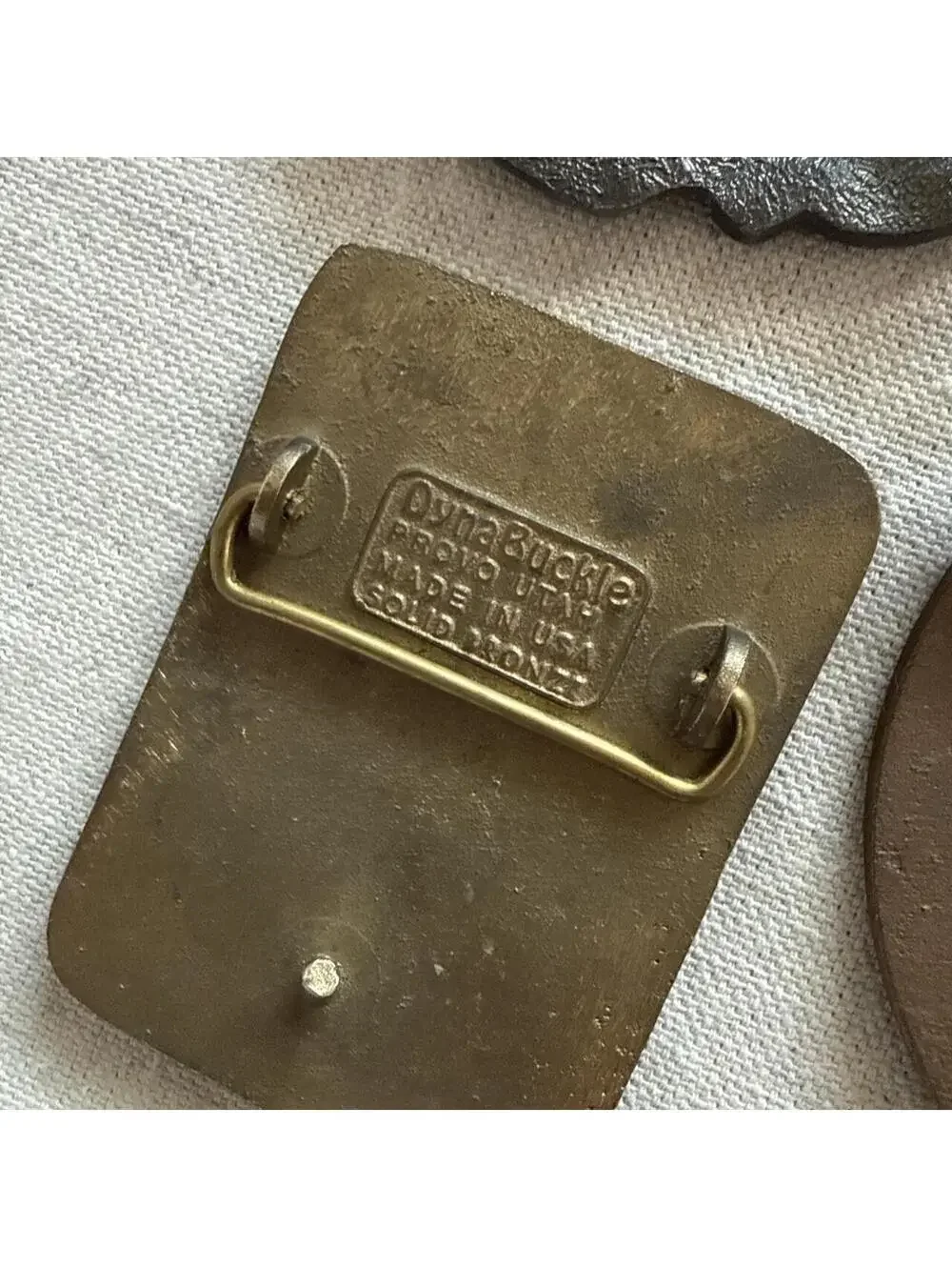 (3) Bundle Lot vintage belt buckles